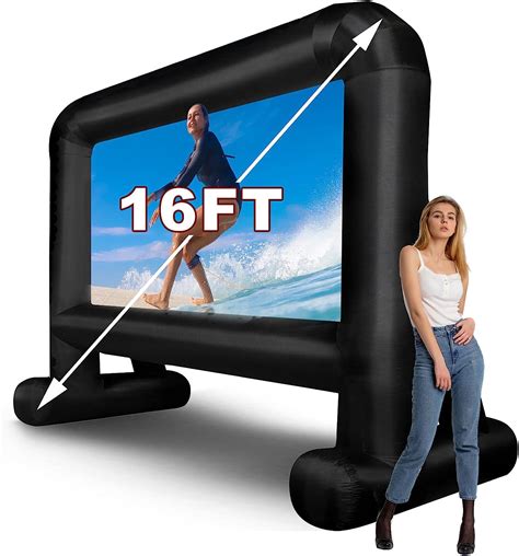 inflatable projector screen amazon|inflatable projection screen with projector.